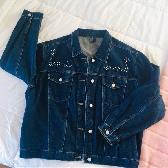 Jackets & Blazers - 💙⚜️True BlueBejeweledJeanJacket💙